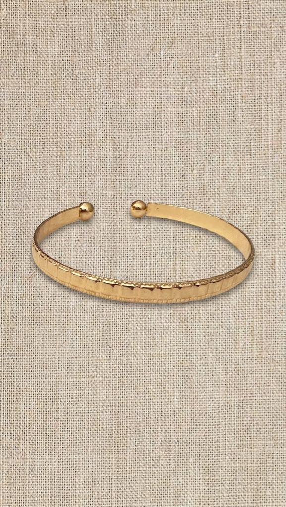 Pulsera Rígida Martillada
