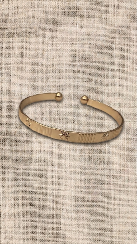 Pulsera Rígida Estrellas