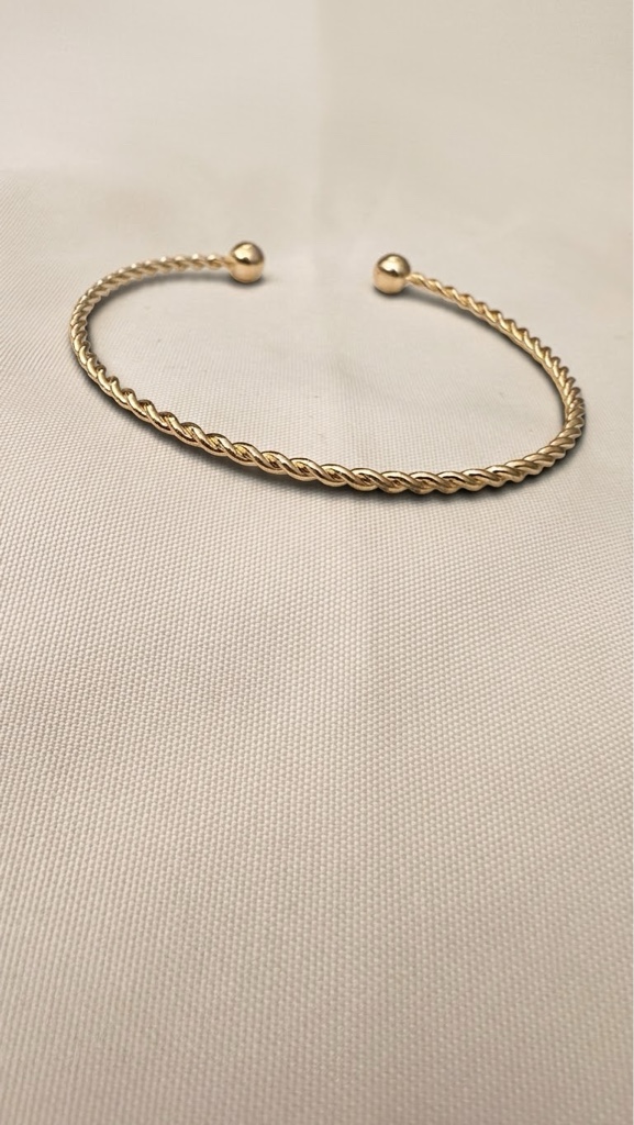 Pulsera Rígida Torzada