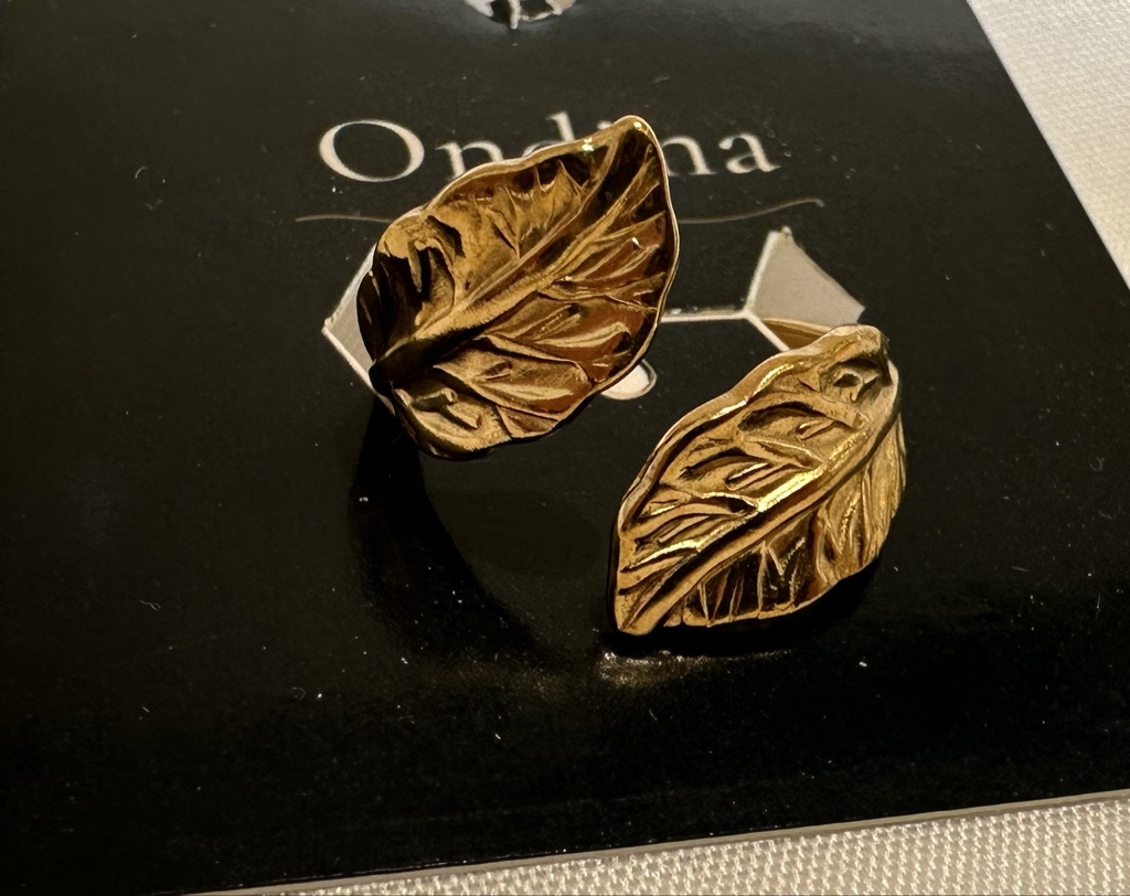 Anillo Hiedra• acero inoxidable
