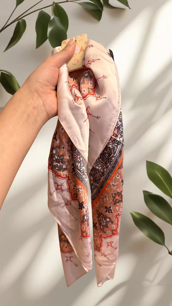 Pañuelo Boho Coral