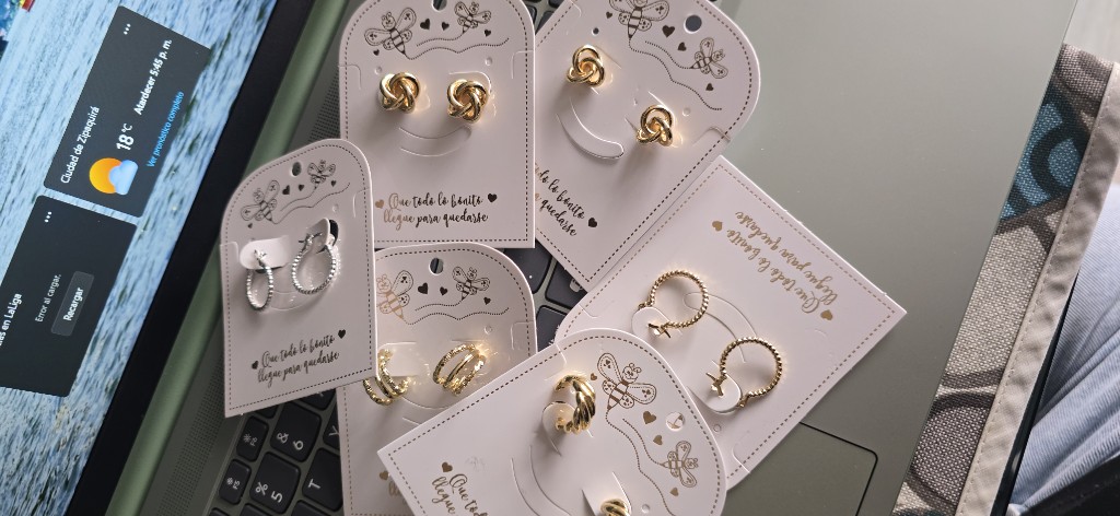 Aretes dorados #9