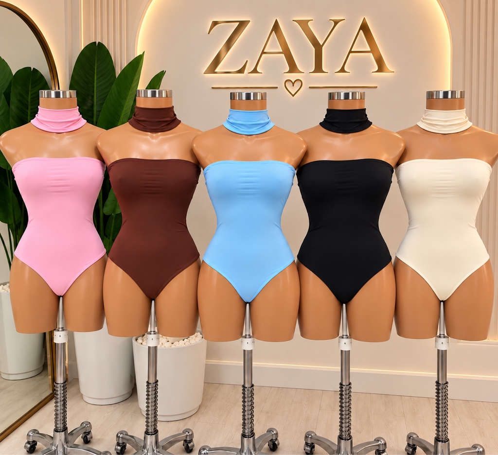 Body poliamida pescoço
