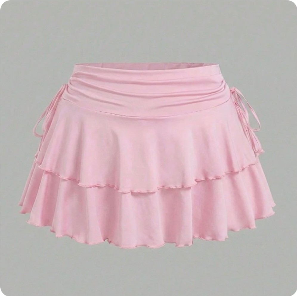 1XL - FALDA LAZOS PINK