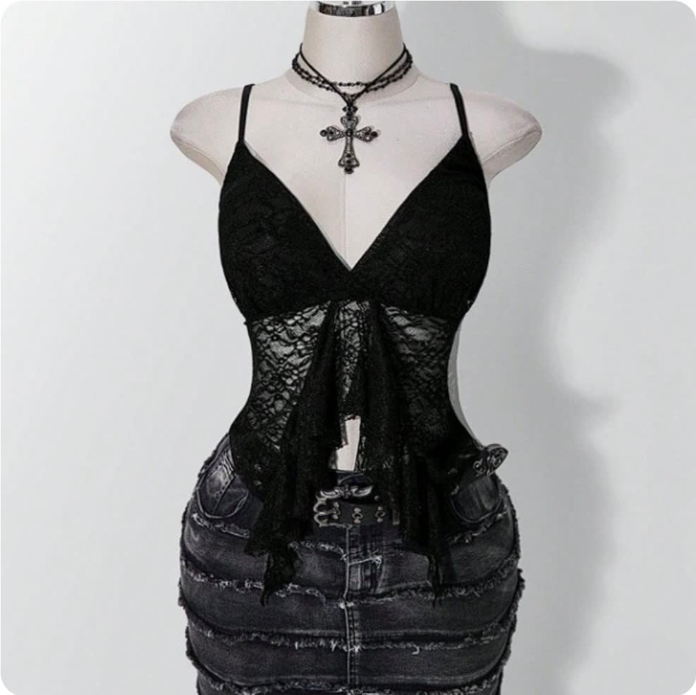 3XL - BLUSA VOLANTE Y2K