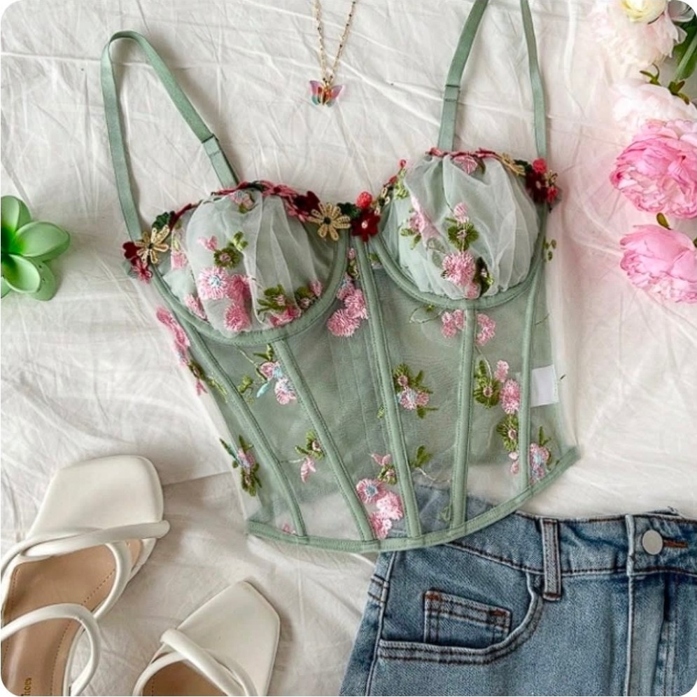 1XL - CORSET TRANSPARENTE