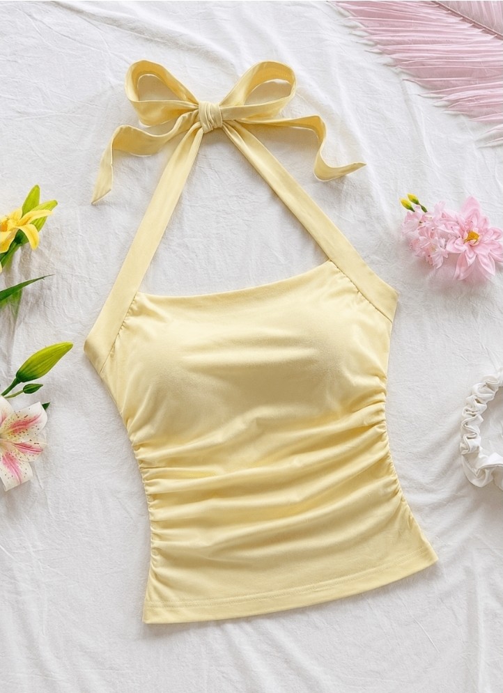 XL - BLUSA TIRANTES AMARILLO