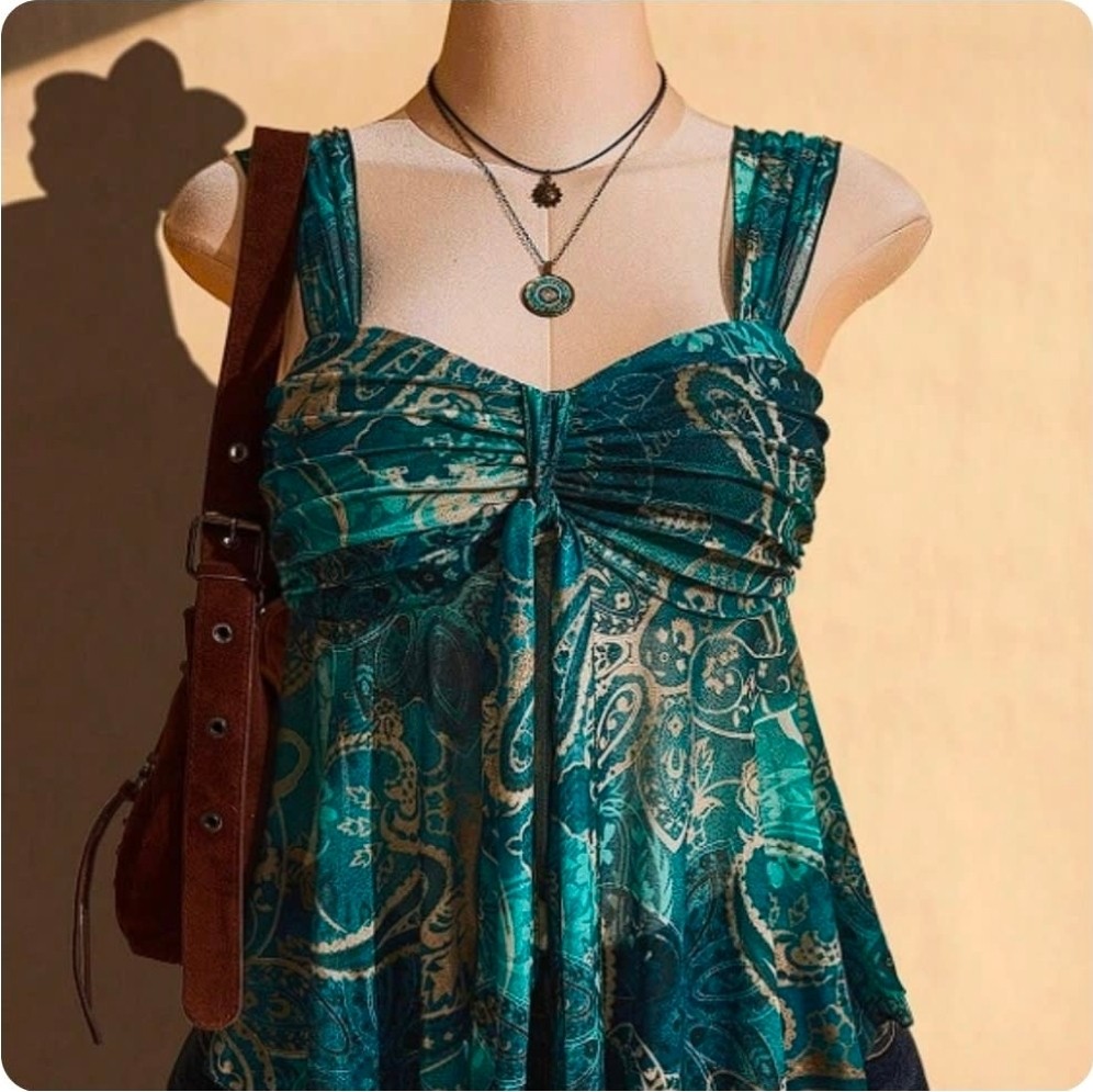 1XL - BLUSA ESTAMPADO VERDE