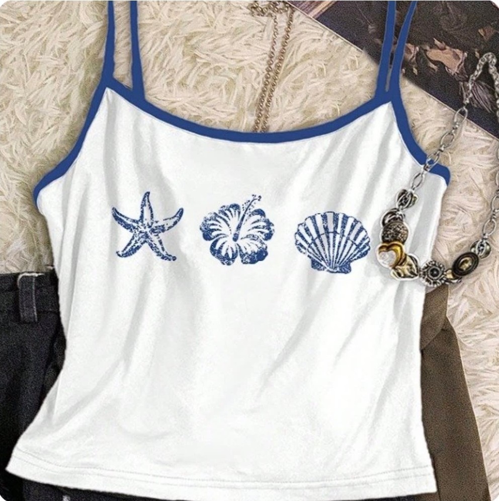 2XL - TOP PLAYERO AZUL