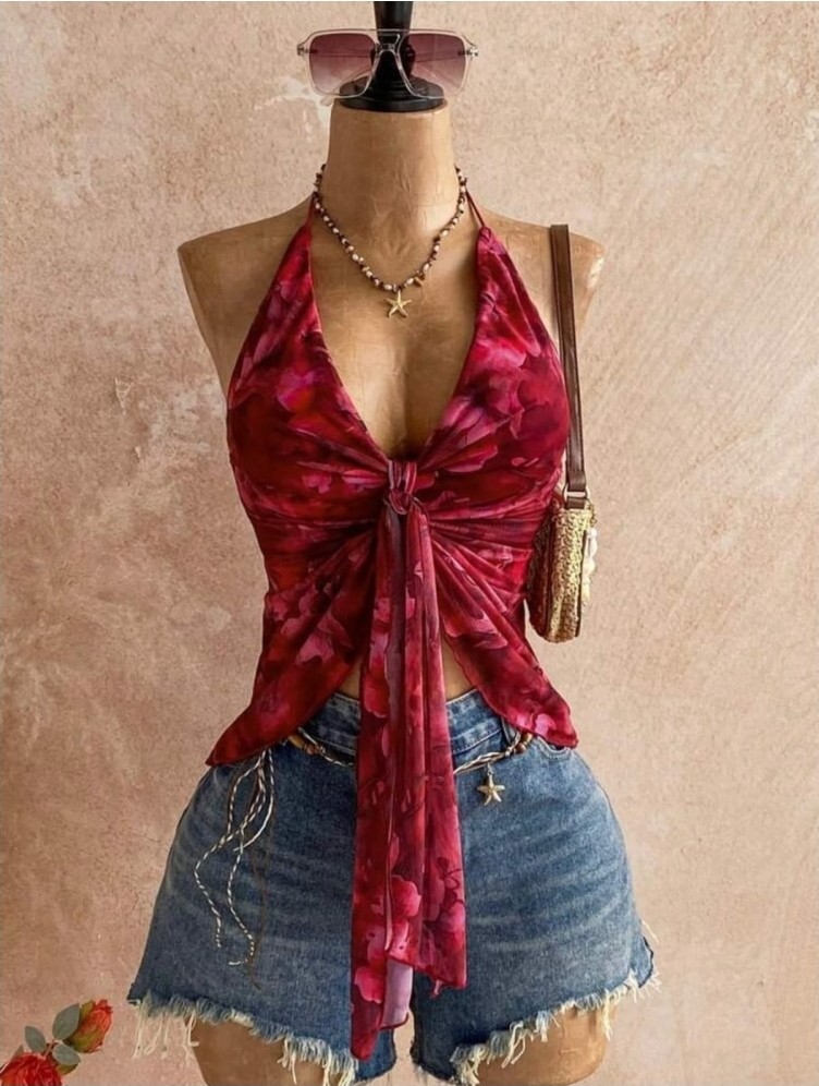 1XL - 2XL - TOP ROSA LAZO