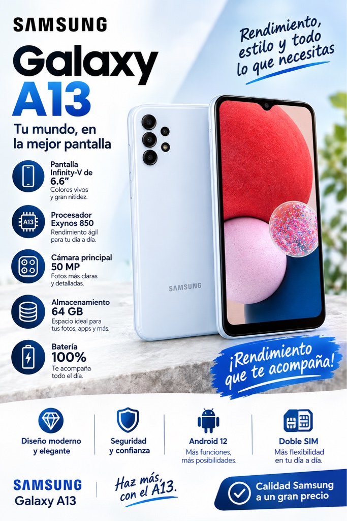 celular  usado samsung A13