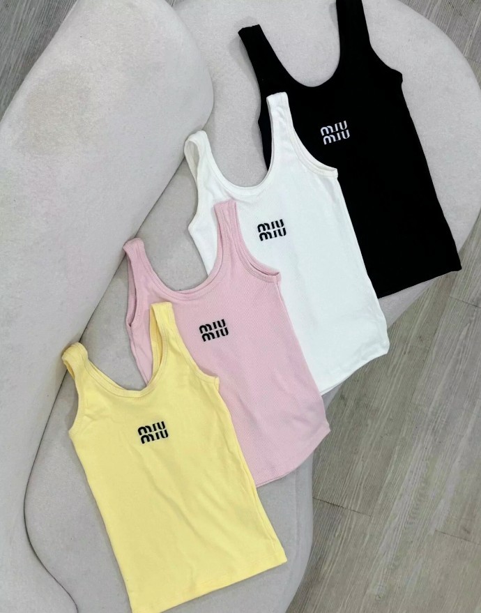 Remera musculosa Miu Miu