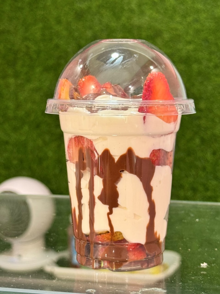 Fresa con Crema de Nutella