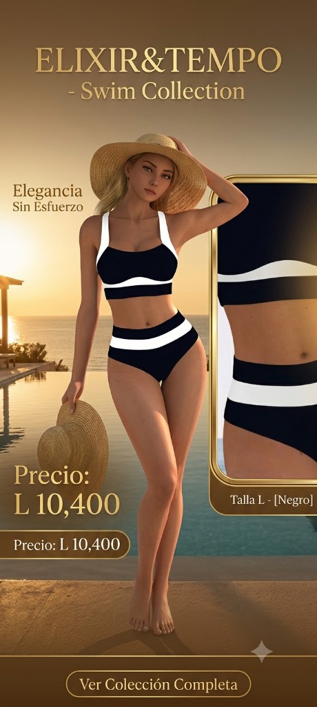 Elixir&Tempo bikini negro