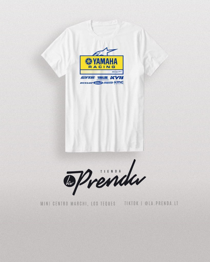 Franela Yamaha Racing | Blanca
