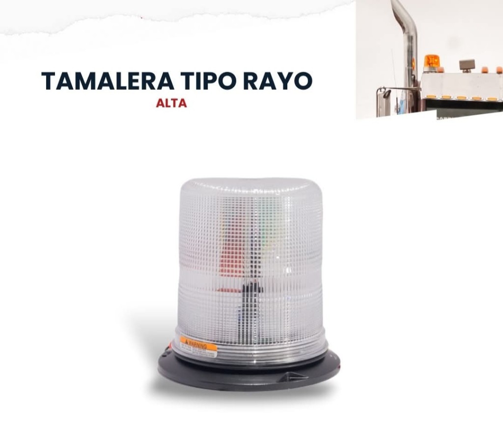 TAMALERA PARA CAMIONES LUZ AMARILLA
