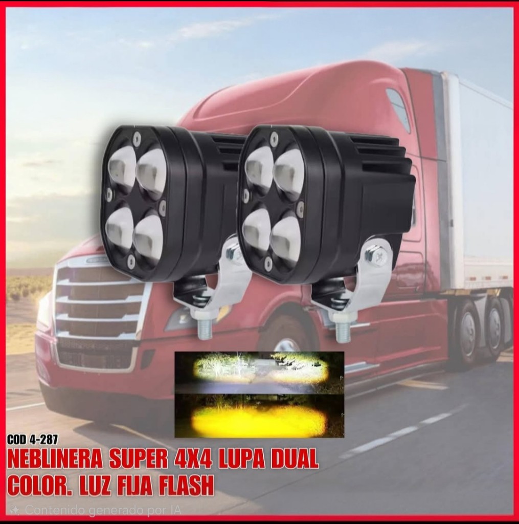 SUPER 4X4 LUZ BLANCA 12,000 LUMENES