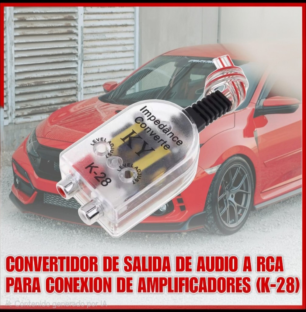 CONVERTIDOR DE ALTOS A BAJOS (HIGHT TO LOW) K-28, KY