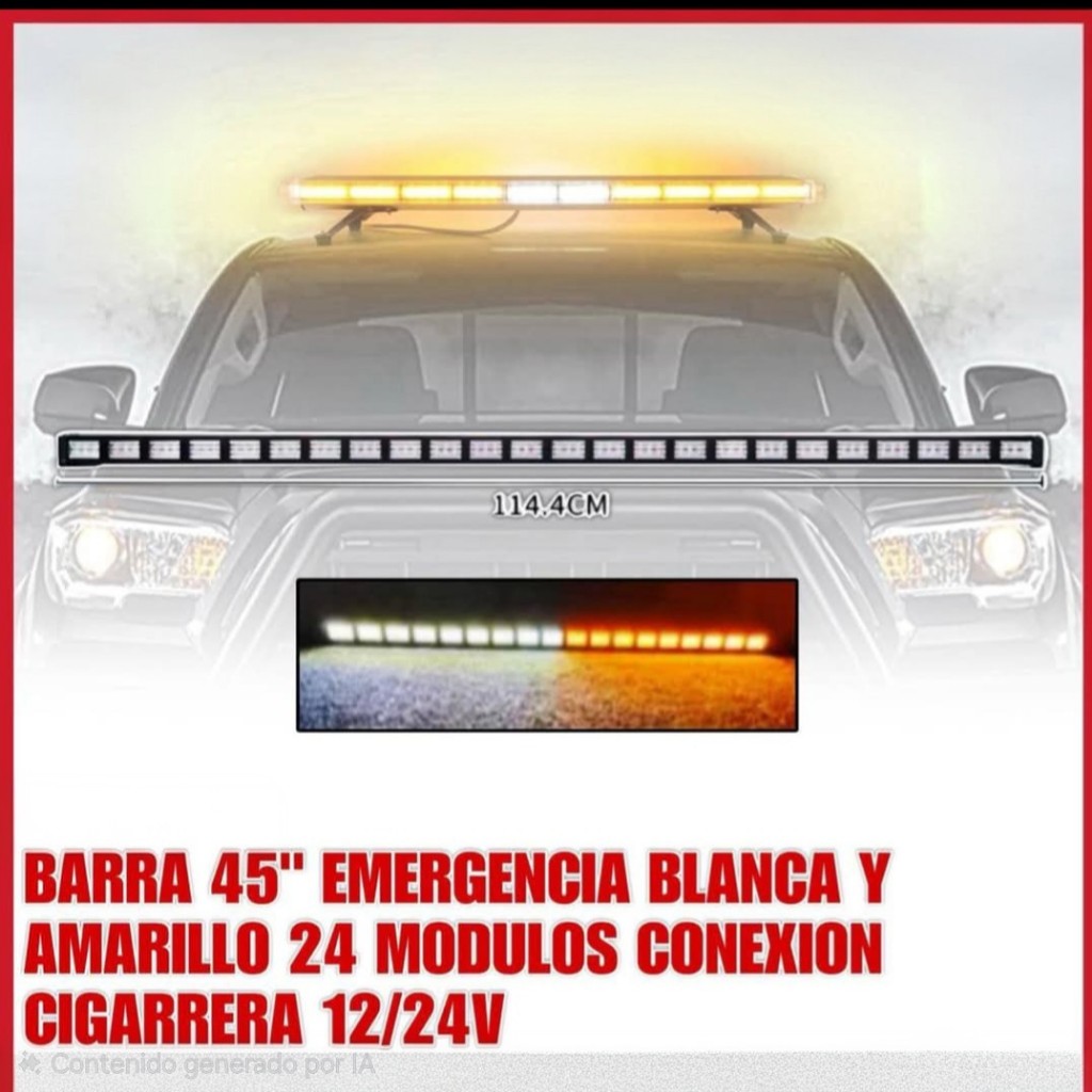 BARRAS DE LUZ ESTROBOSCOPICAS DE 35"