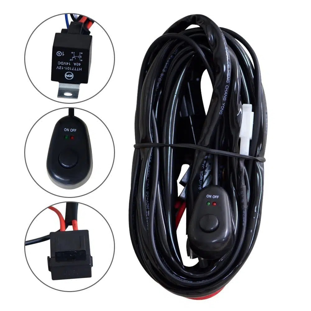 KIT DE INSTALACIÓN PARA BARRAS LED Y NEBLINERAS DE UN RELEY