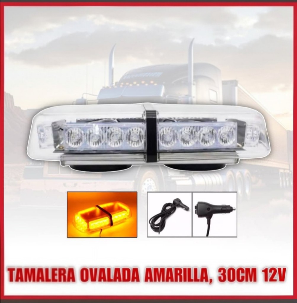 TAMALERA OVALADA AMARILLA, 30CM 12V