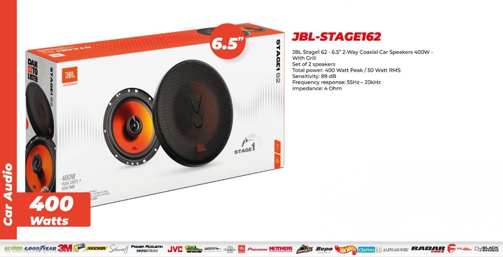 BOCINAS JBL 6.5" 400W MAX
