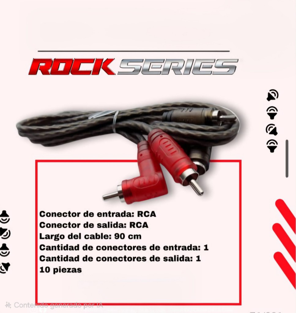 CABLES RCA PARA SONIDO