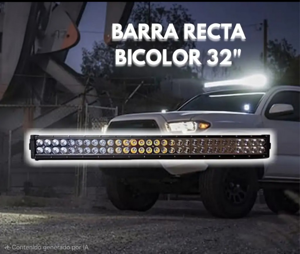 BARRA LED DE 32" BICOLOR