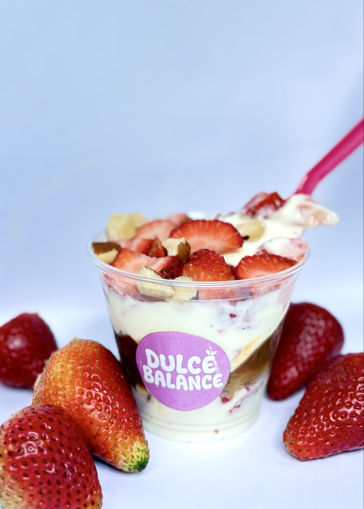 Fresas con crema