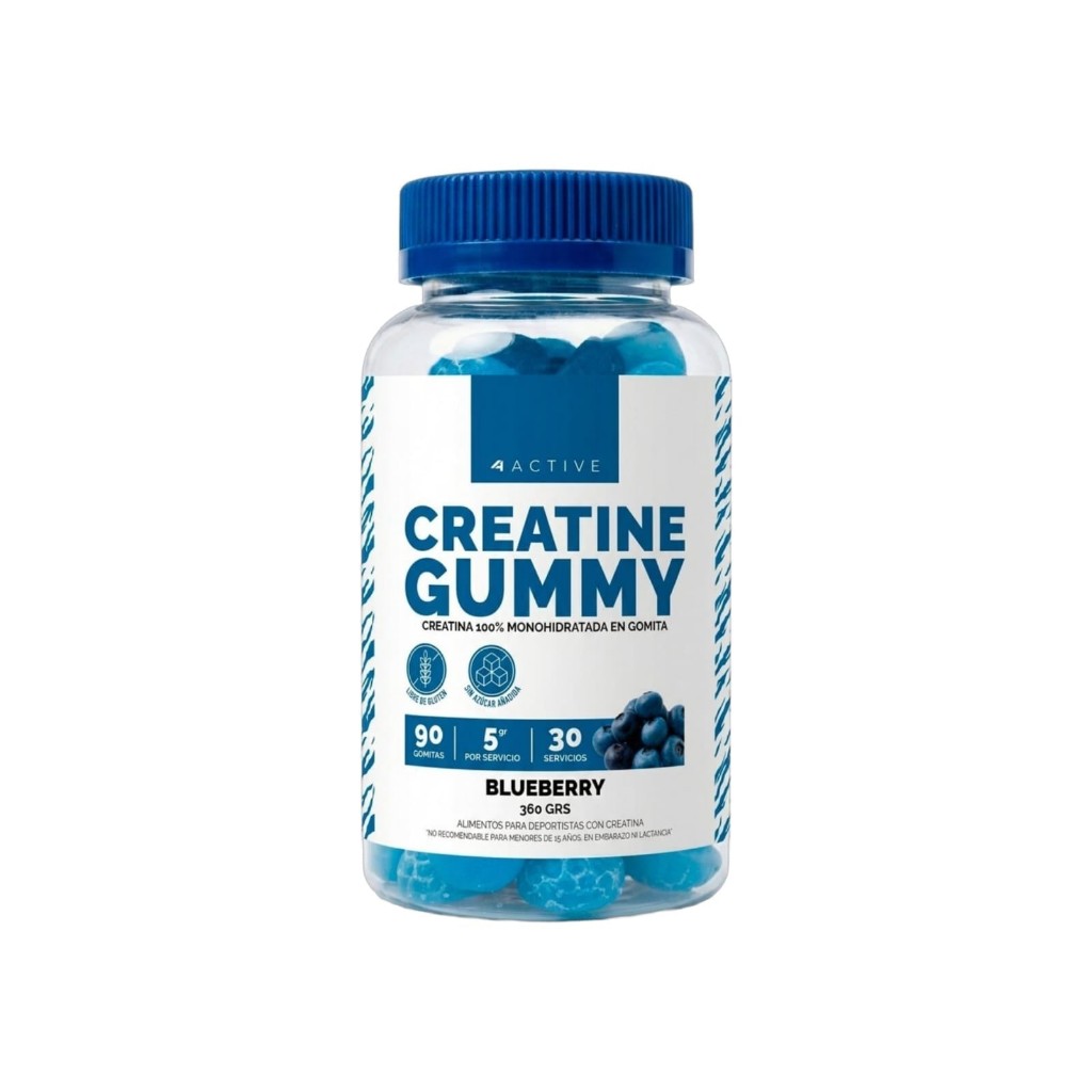 A4 Active Creatine Gummy Blueberry