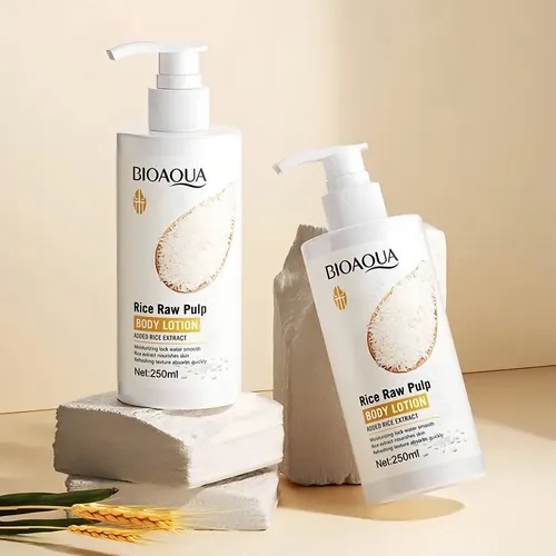 Crema corporal de arroz