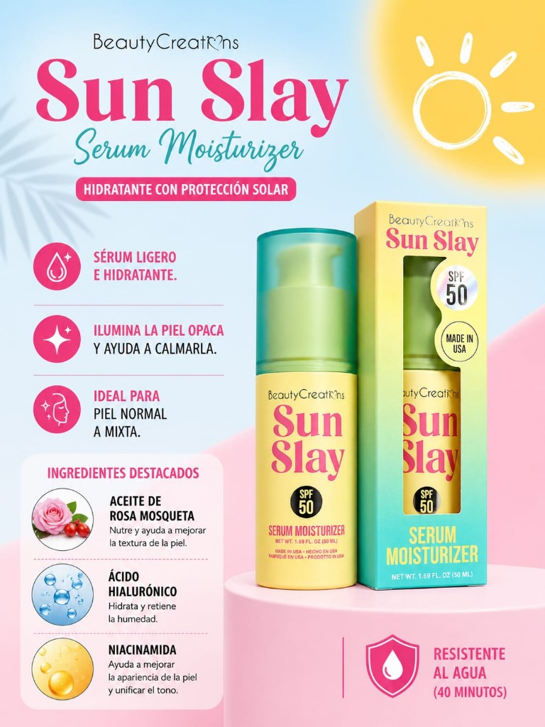 Serum con Protector solar al 50spf