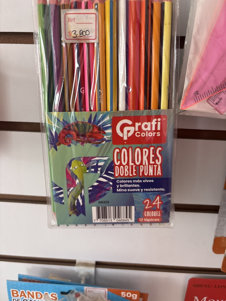 color doble punta