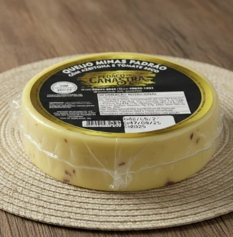 Queijo Minas Padrão Azeitonas e Tomate seco