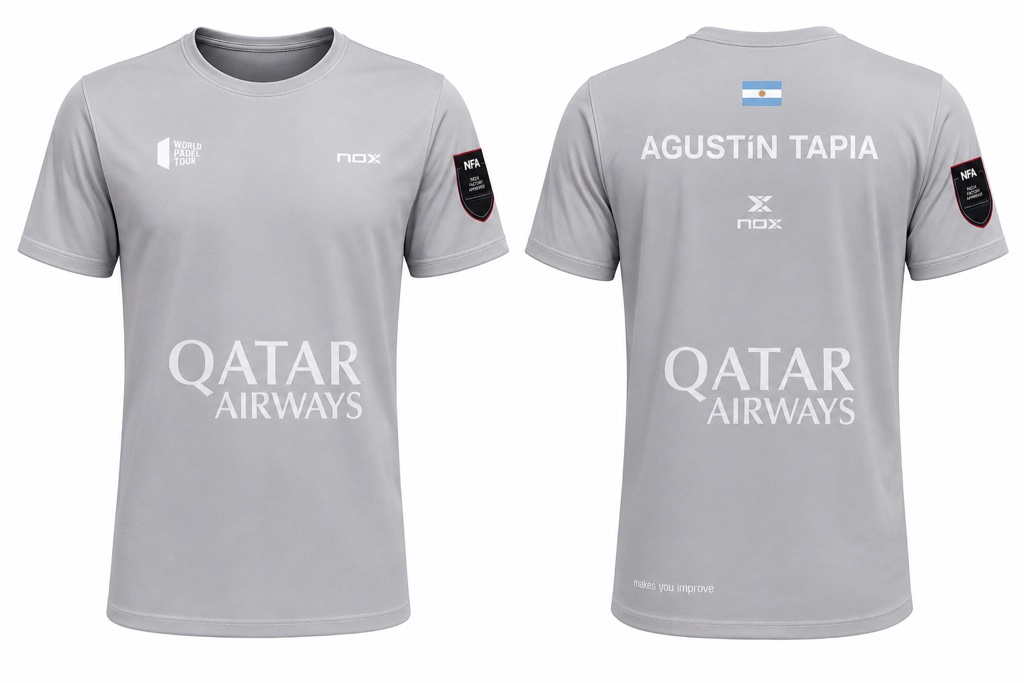 Remera de pádel Agustin Tapia