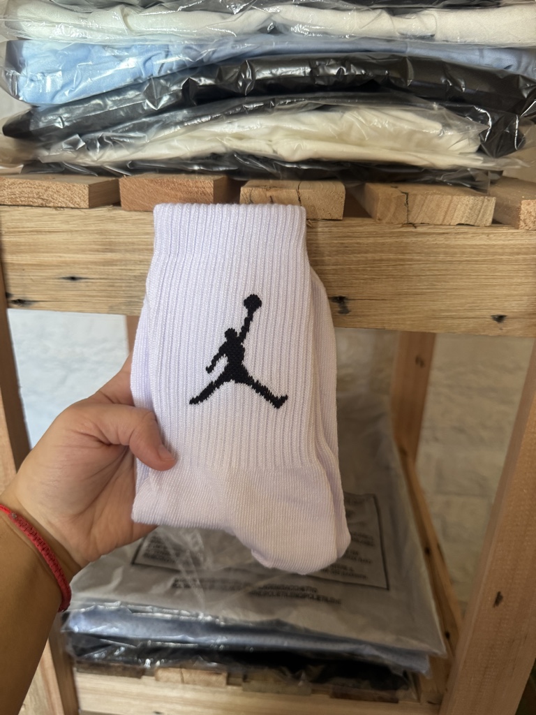 Media 3/4 Jordan blanca