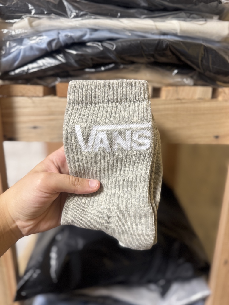 Media 3/4 Vans clasica gris