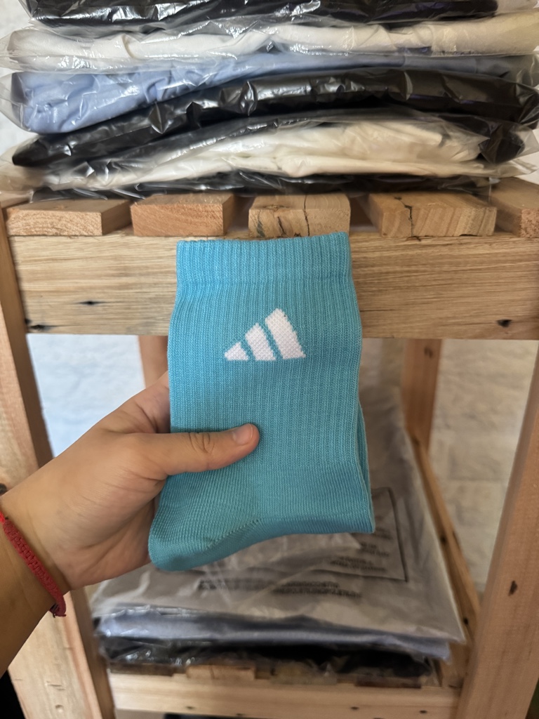 Media 3/4 Adidas turquesa