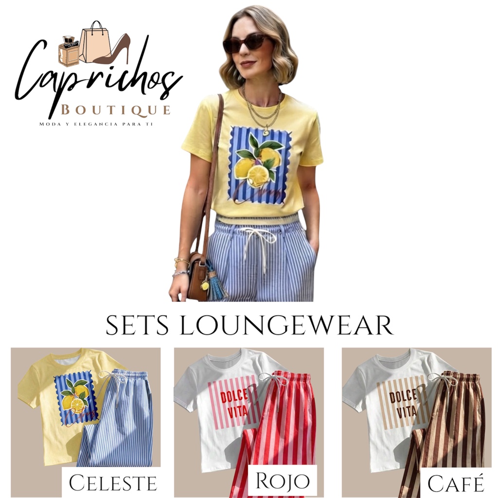 conjunto pantalon rayas
