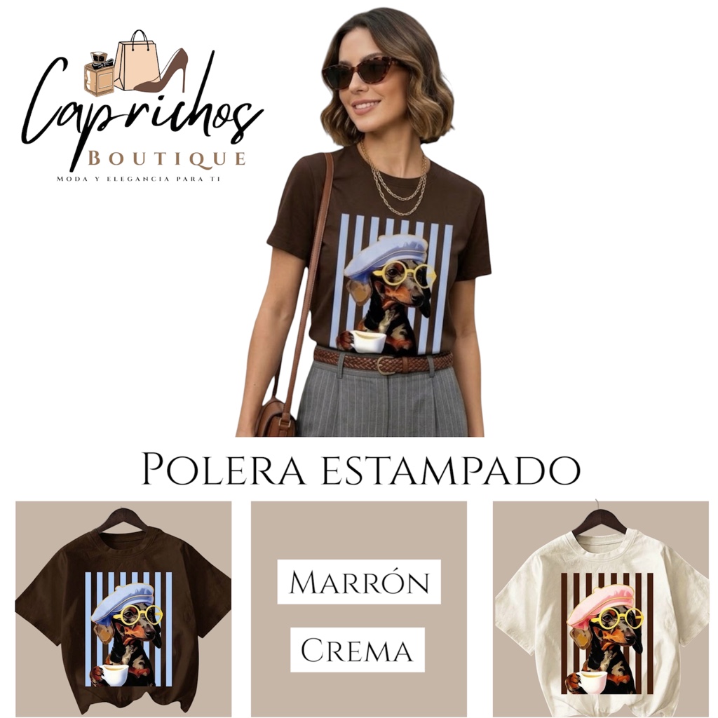 Polera estampado