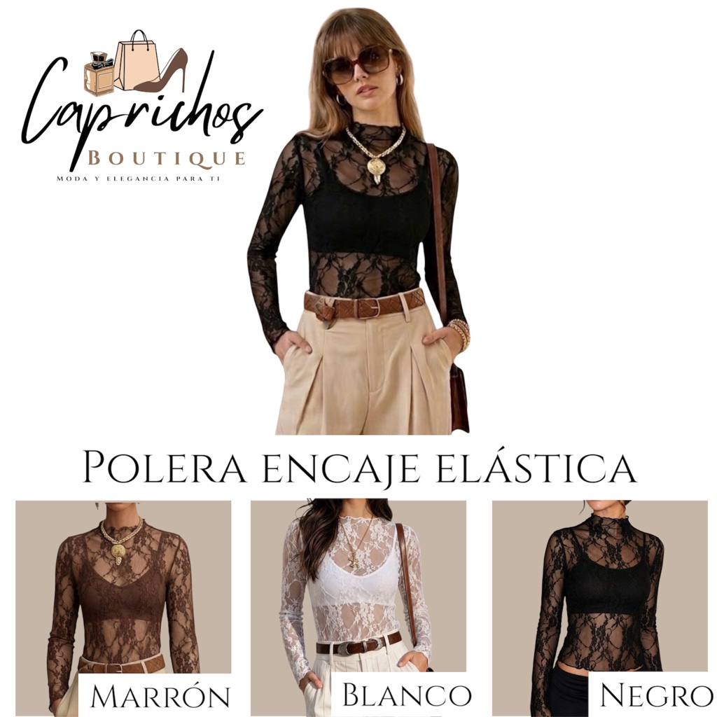 Polera de encaje