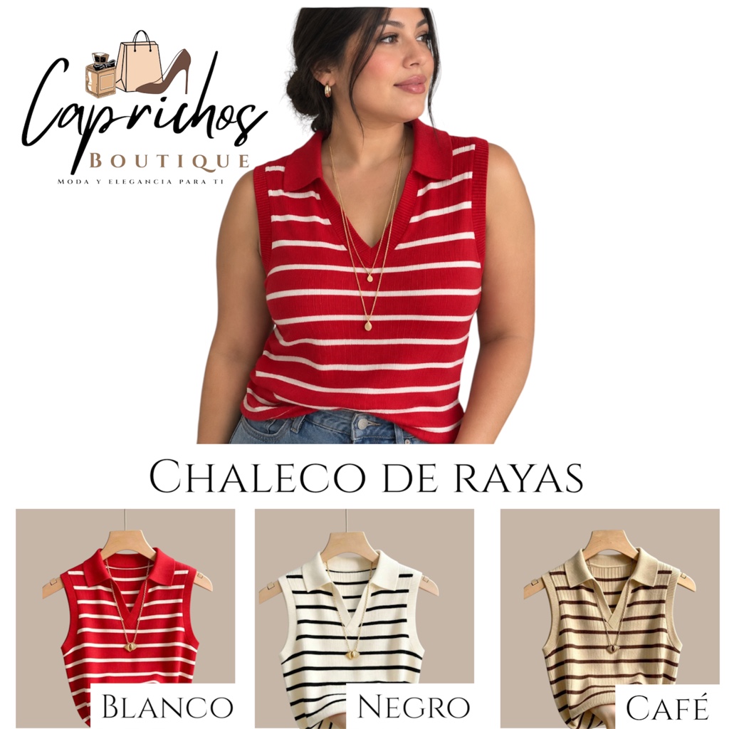 Chaleco de rayas