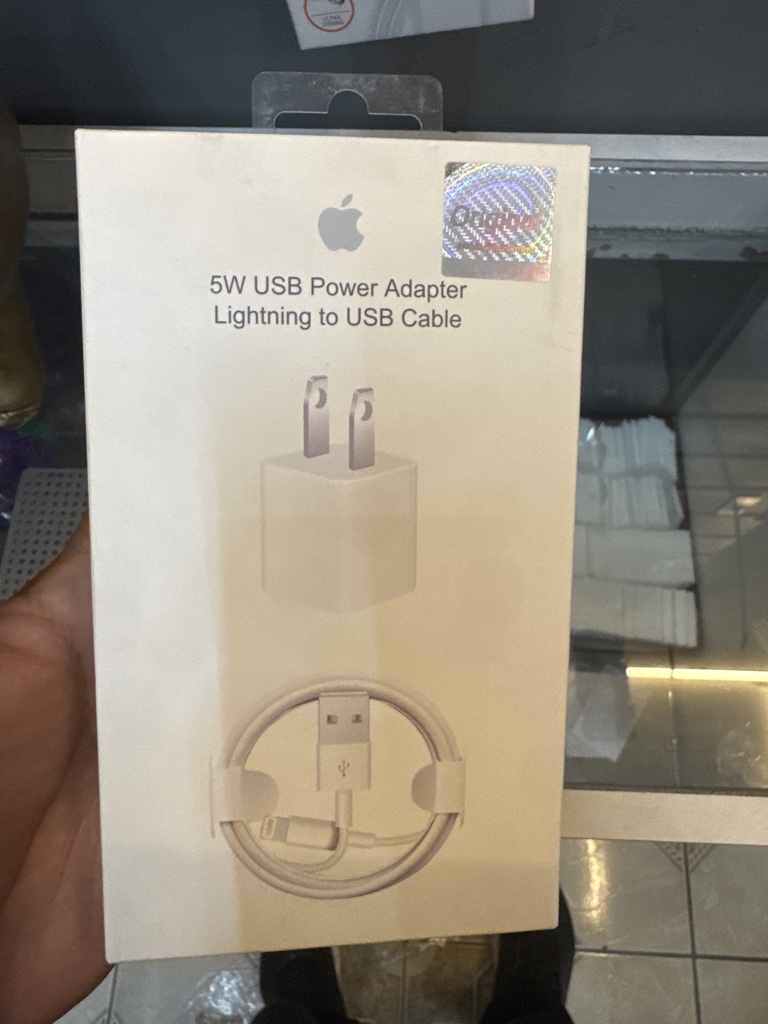 Apple cargador 5W blanco