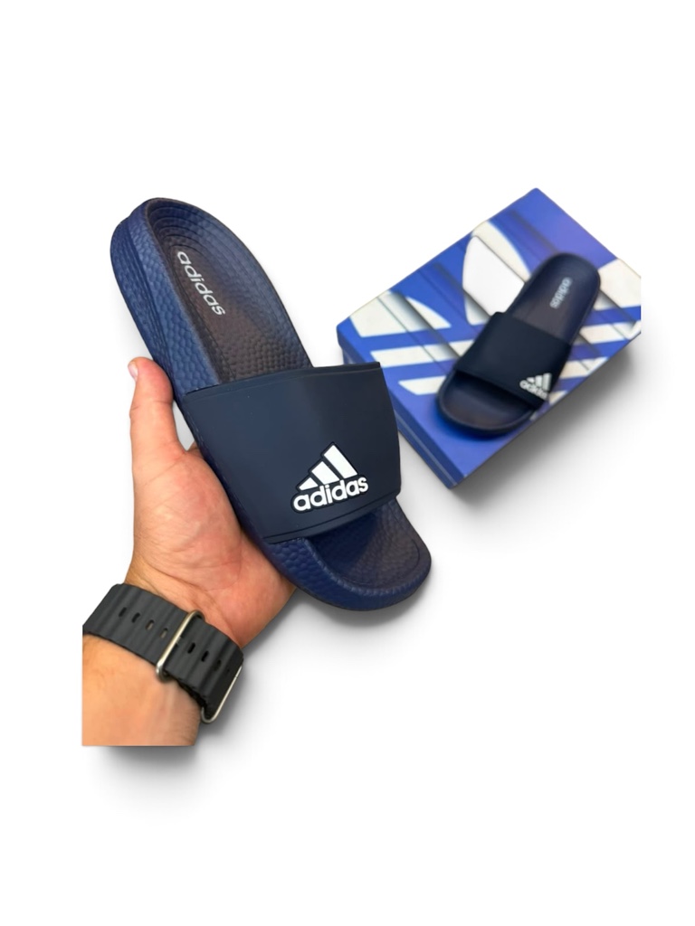 Chancletas Adidas azules