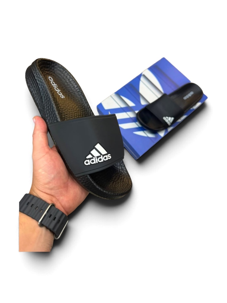 Chancletas Adidas negras
