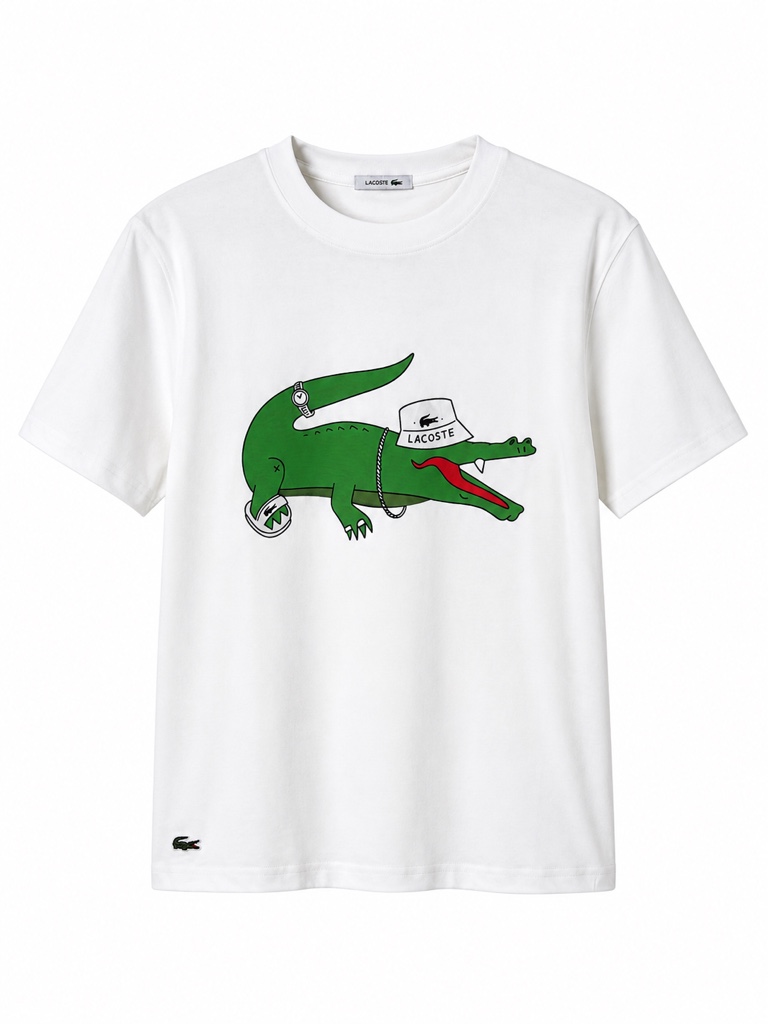 Camiseta Lacoste blanca 2