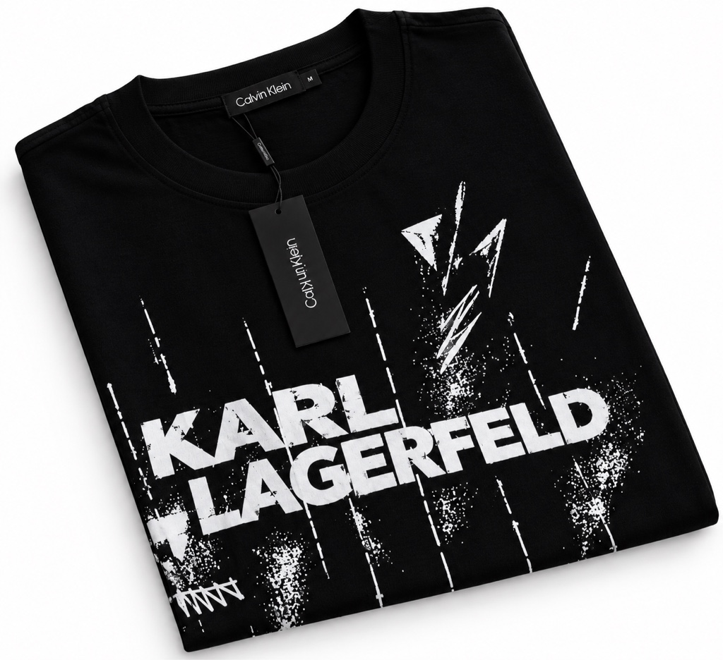 Camiseta Karl Lagerfeld negra