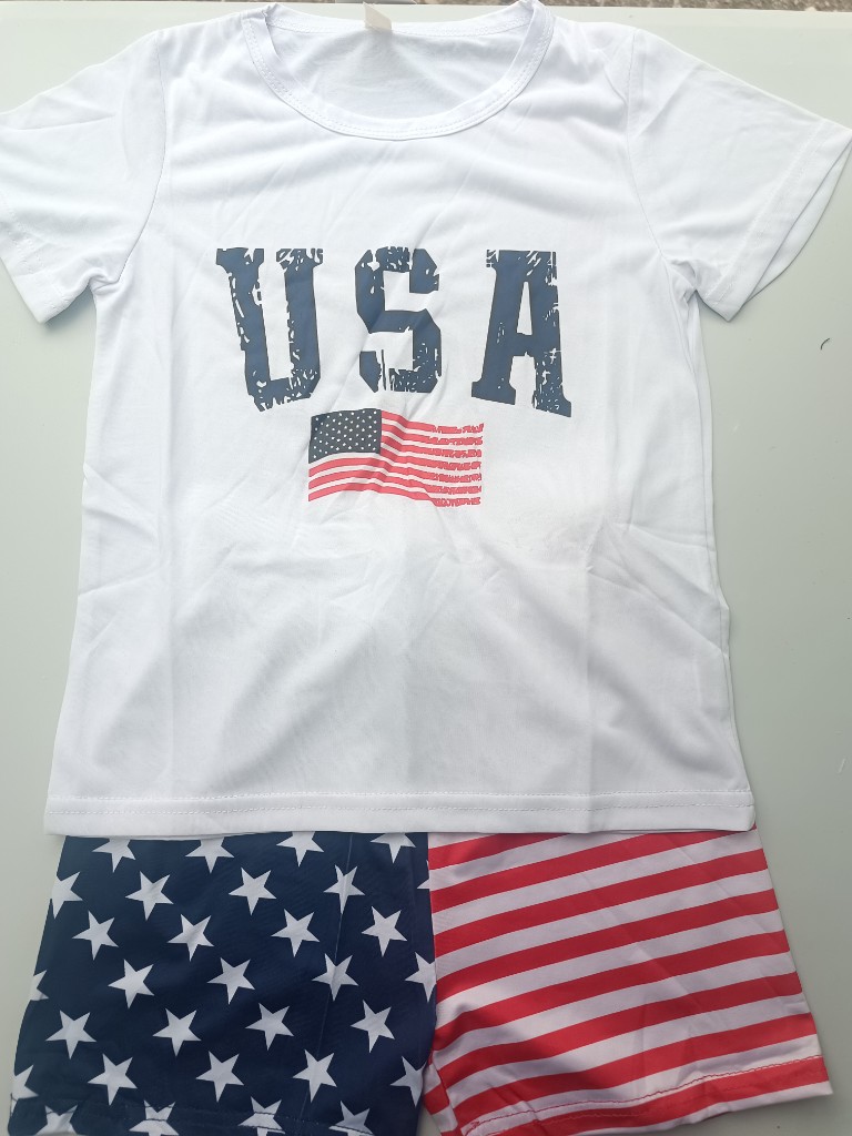 USA camiseta blanca