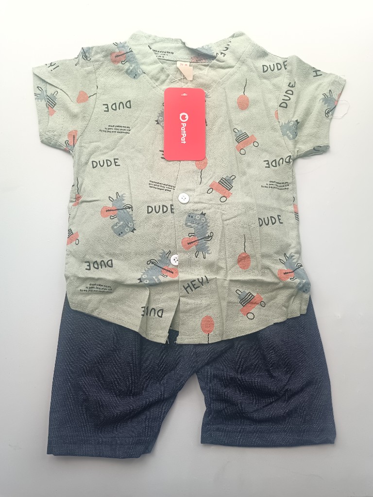 Papatot conjunto niño verde