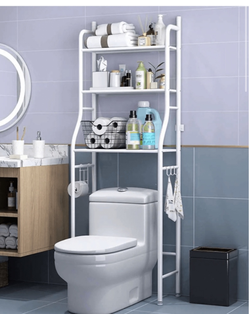 Organizador de baño blanco